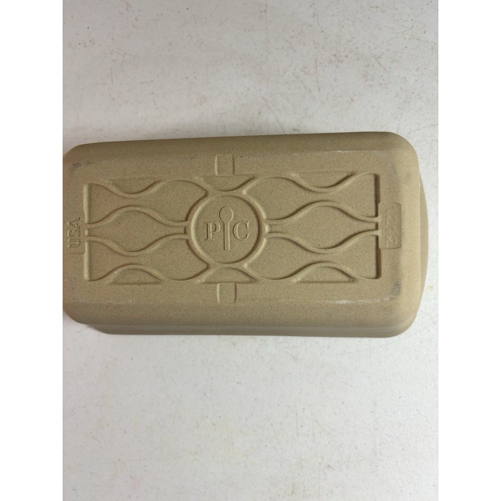 Pampered Chef Stoneware STONE LOAF PAN Unglazed Oven/Broil/Micro NWOT